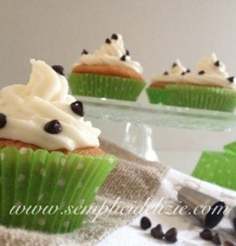 Cupcake con gocce di cioccolato❤