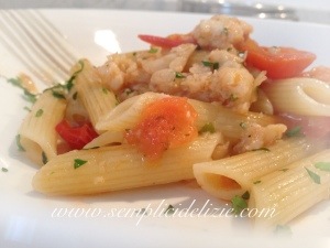 Penne Nasello e Pomodorini