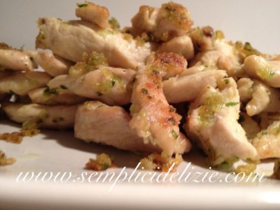 Straccetti di Pollo, Limone e Prezzemolo