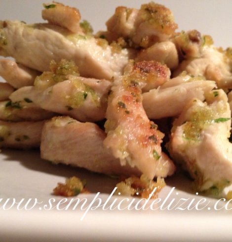 Straccetti di Pollo, Limone e Prezzemolo