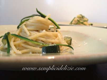 Spaghetti con le zucchine ❤