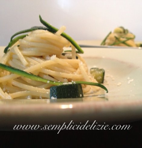 Spaghetti con le zucchine ❤