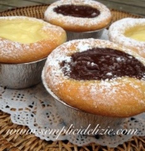Mini Nua alla Crema e al Cioccolato ❤