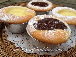 Mini Nua alla Crema e al Cioccolato ❤