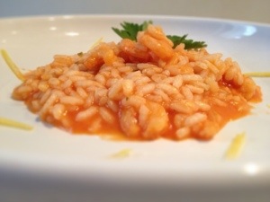 Risotto Ricotta e gamberetti