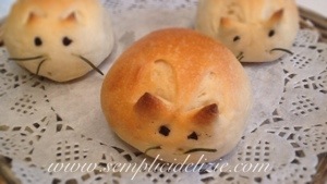Panini al Latte (a forma di topolino) ❤