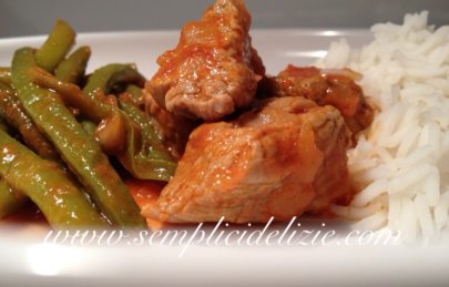 Spezzatino Fagiolini e Basmati