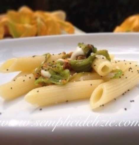 Pasta con Fiori di Zucca