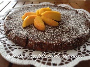 Torta Pesche e Amaretti ❤