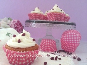 Cupcakes con Gocce di Frutti Rossi ❤