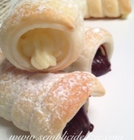 Cannoli alla Crema e al Cioccolato