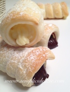 Cannoli alla Crema e al Cioccolato