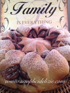 Fiore di Panbrioche alla Nutella ❤️