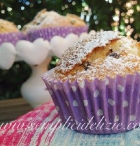 Muffin con Gocce di Cioccolato ❤️