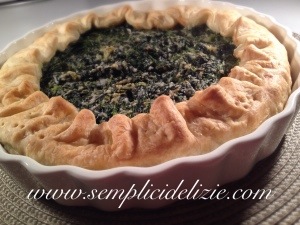 Tortino Salato con Spinaci