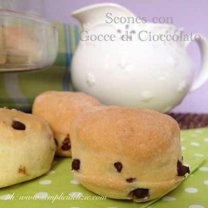 Scones con Gocce di Cioccolato ❤️