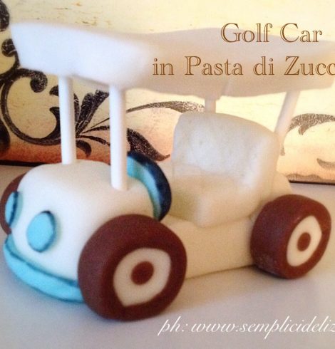 Golf Car in Pasta di Zucchero