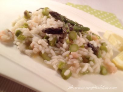 Riso Asparagi e Gamberetti ❤️