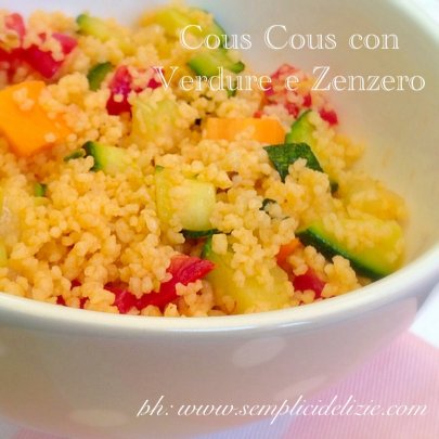 Cous Cous con Verdure e Zenzero