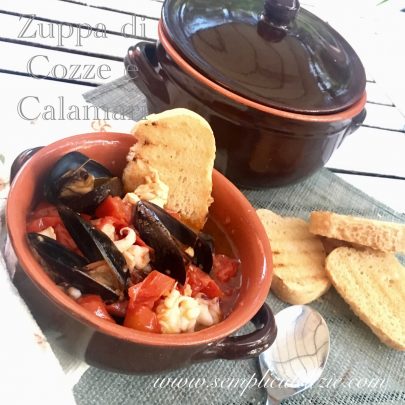 Zuppa di Cozze e Calamari